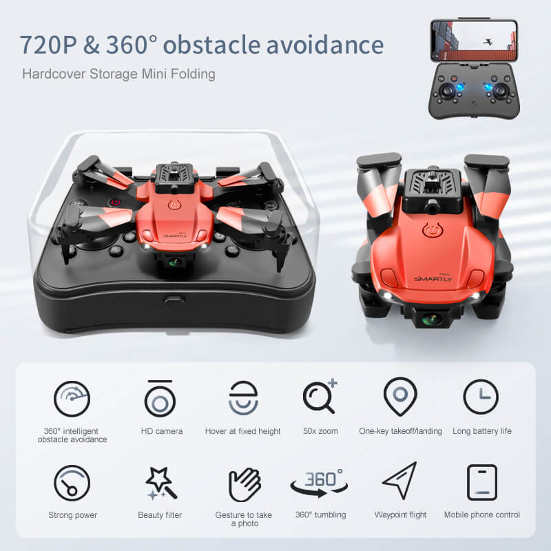 4D-V26 obstacle avoidance drone with HD camera, mini foldable – 4DRC