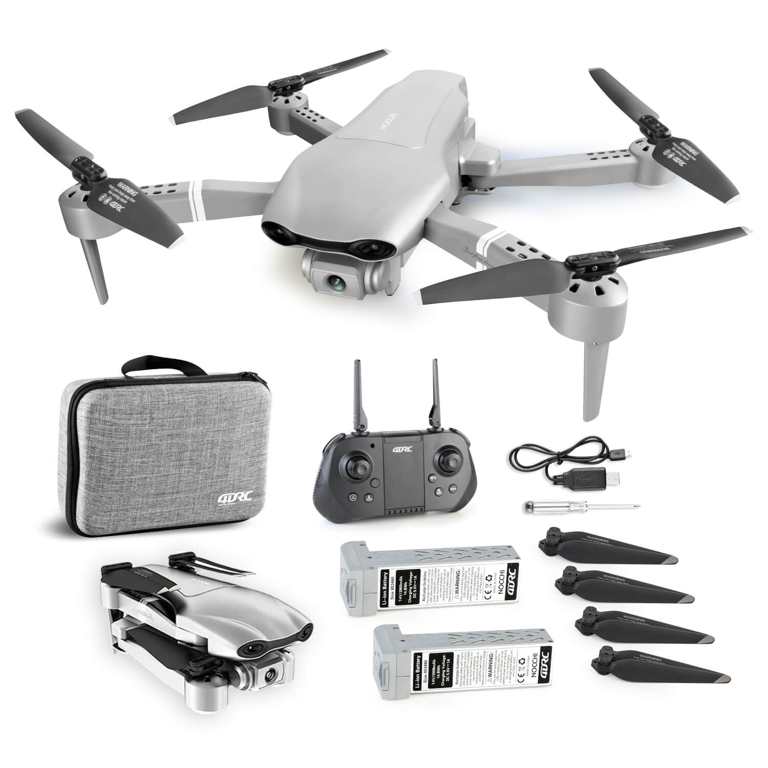 Drones avec caméra pour adultes 4k pliant Brushless Gps Quadcopter