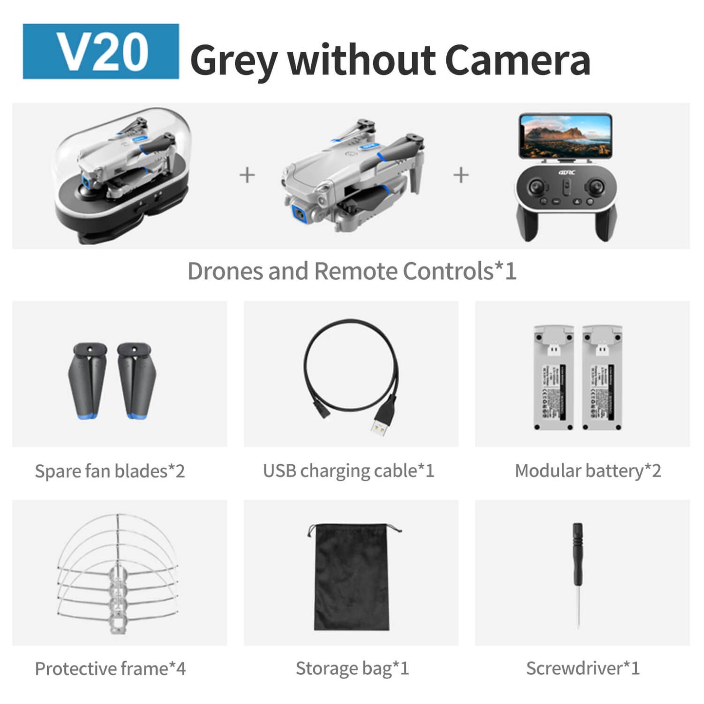 4D-V20 Mini Drone WIFI FPV Camera