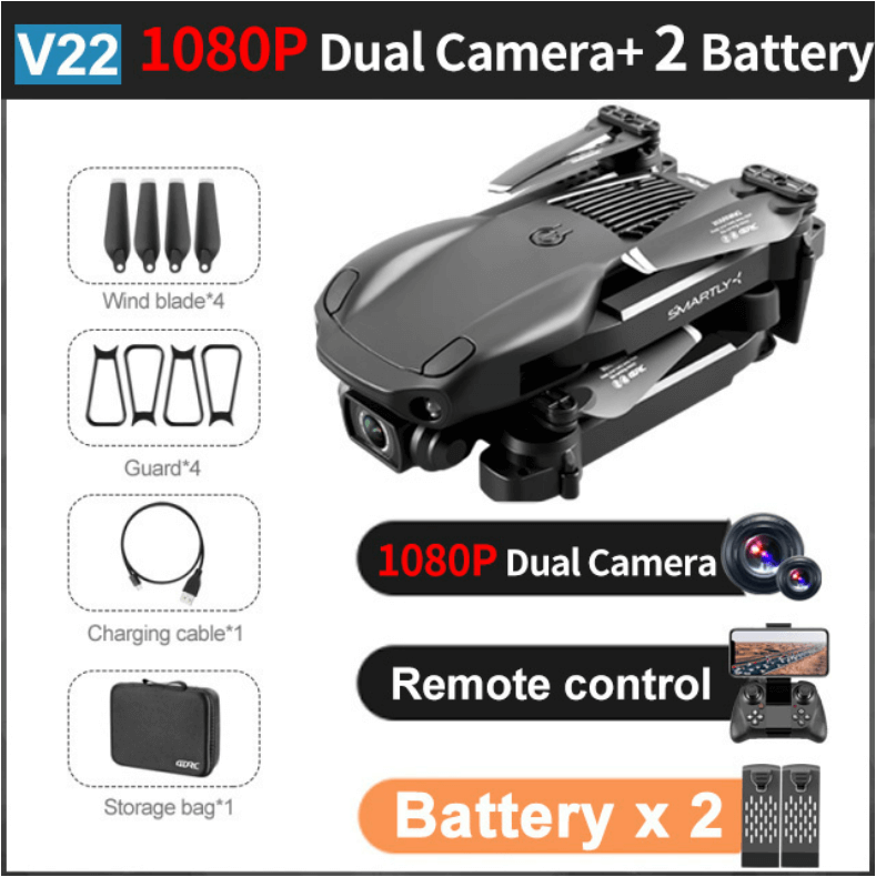 4D-V22 Mini Drone with HD Dual Camera –