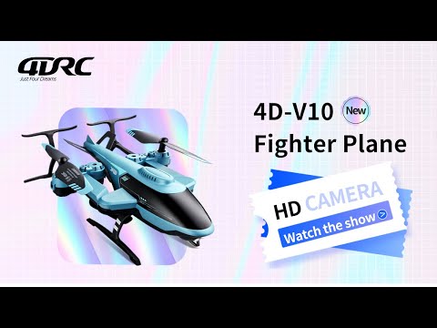 2021 New 4DRC V10 RC Mini Drone 4k profesional HD Camera WIFI Fpv Drones  With Camera HD 4K RC Helicopters Quadcopter Dron Toys