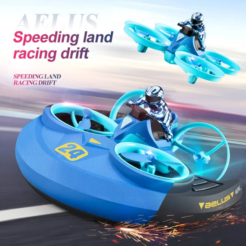 4D-V24 Drone RC Car RC Boat 3 in 1 Toy